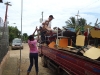 Loading desk on truck